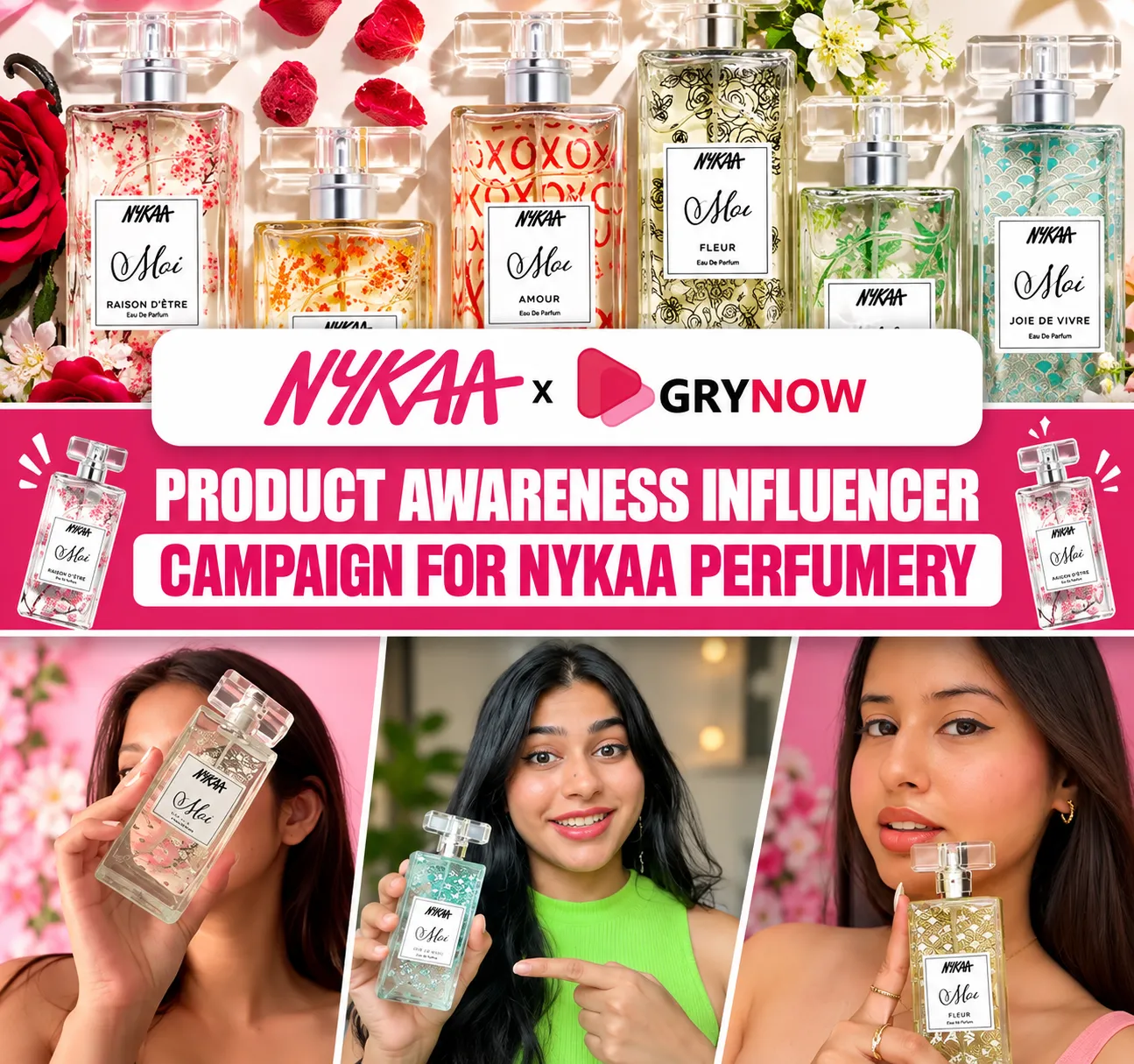 Product Awareness Influencer Campaign for Nykaa Perfumery