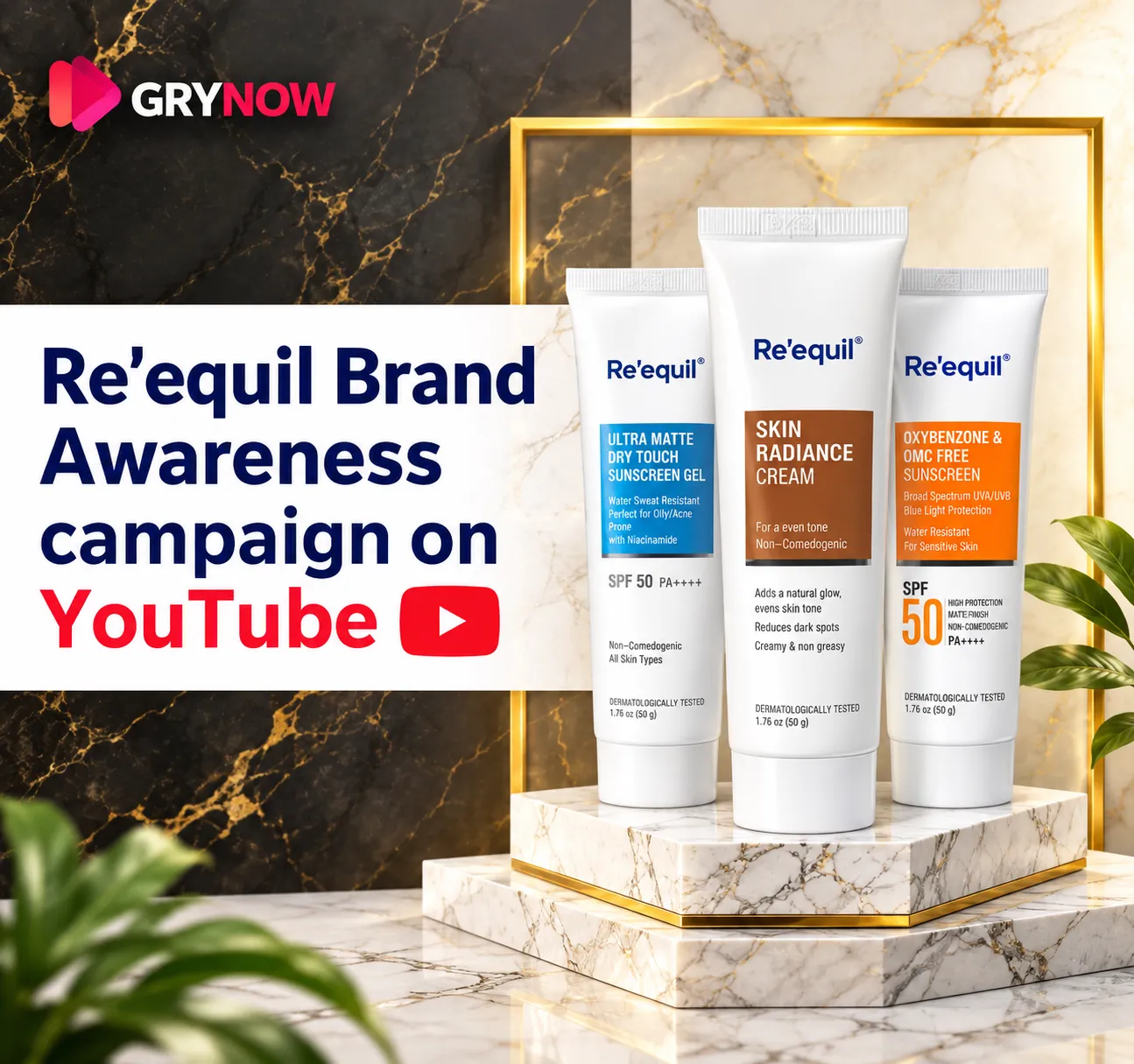 Re'equil Brand Awareness Campaign on YouTube